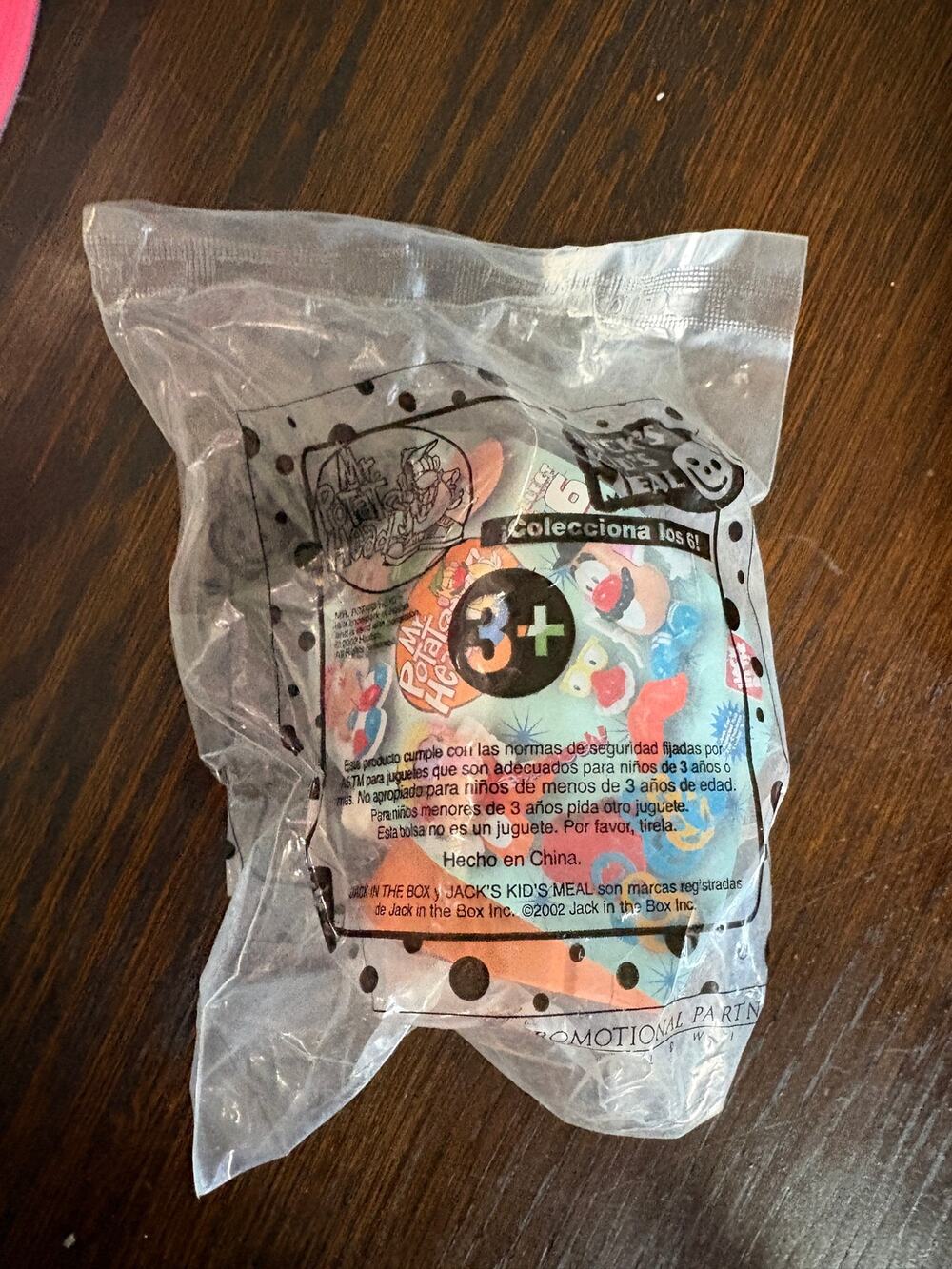 2002 Jack in the Box Pretty in Pink Mr. Potato Head Halloween Toy Sealed Hasbro
